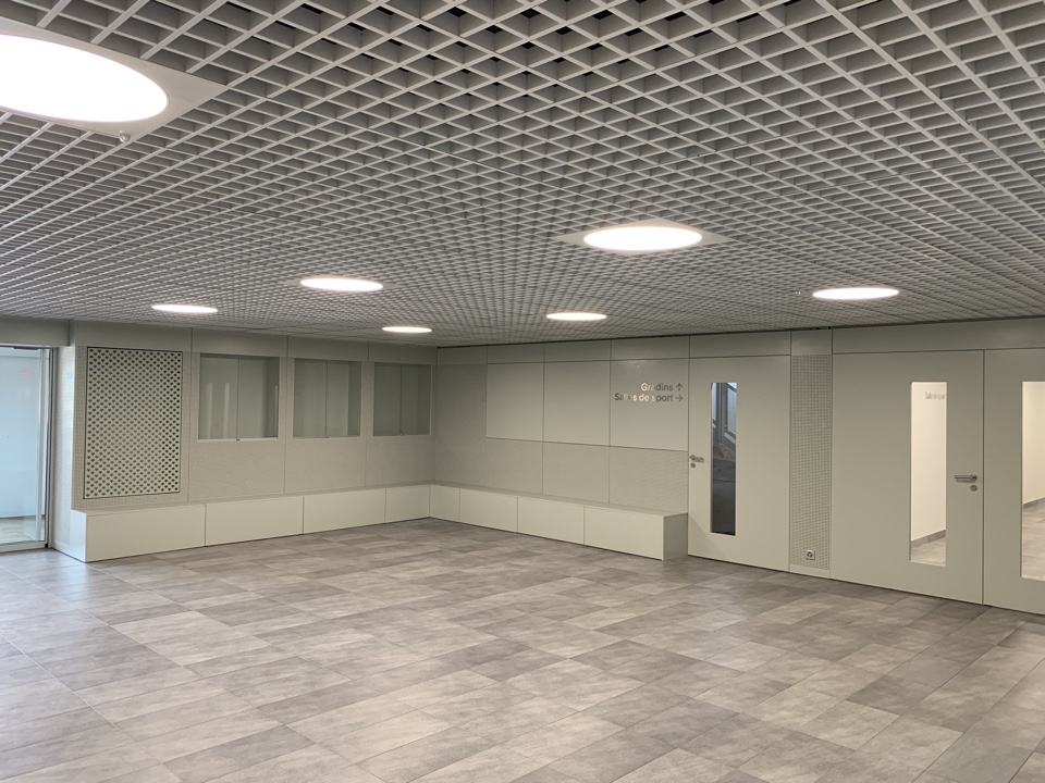 L'espace d'accueil est requalifié.